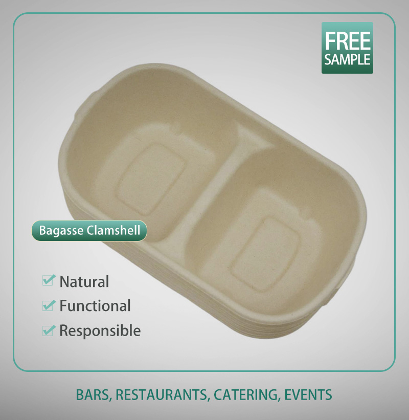 Bagasse Clamshell